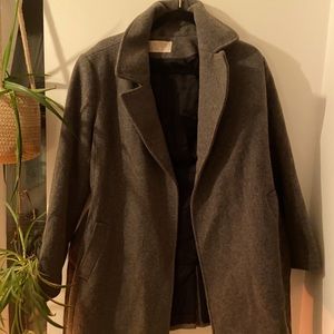 Michael Kors gray peacoat - excellent condition!
